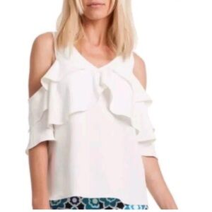 Parker Cream Ruffle Blouse